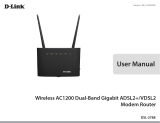 D-Link DSL-3788 AC1200 GIGABIT VDSL/ADSL MODEM RUTER Manuale utente
