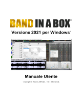 PG Music Band-in-a-Box 2021 for Windows Guida utente