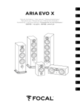 Focal Aria Evo X N°3 Manuale utente
