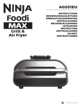 Ninja FOODI MAX AG551EU GRILL & AIRFRYER Manuale del proprietario