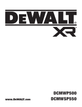 DeWalt DCMWSP550N Manuale utente