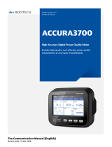ROOTECH Accura 3700 Communication User Guide