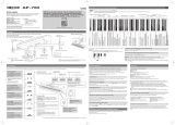 Casio AP-750NEW Manuale utente