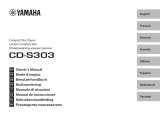 Yamaha CD-S303 Manuale utente