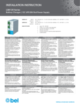 BEL LDB120 - DIN Rail Battery Charger / DC UPS Guida d'installazione