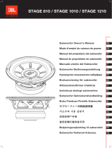 JBL STAGE 810 Manuale del proprietario